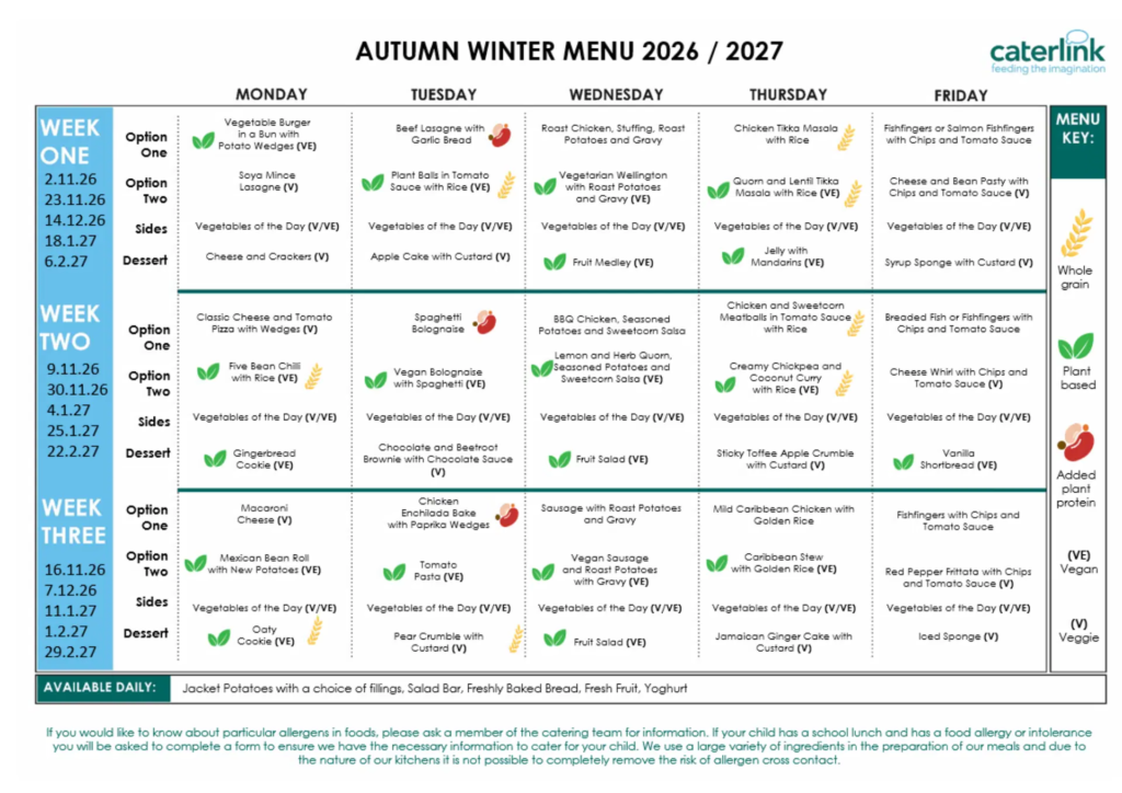Aut Winter 2025 Menu